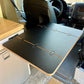 Folding Black Hex Lagun Table 3/4" Thick For Camper Vans and RVs