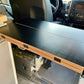 Folding Black Hex Lagun Table 3/4" Thick For Camper Vans and RVs