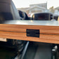 Folding Black Hex Lagun Table 3/4" Thick For Camper Vans and RVs