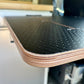 Folding Black Hex Lagun Table 3/4" Thick For Camper Vans and RVs