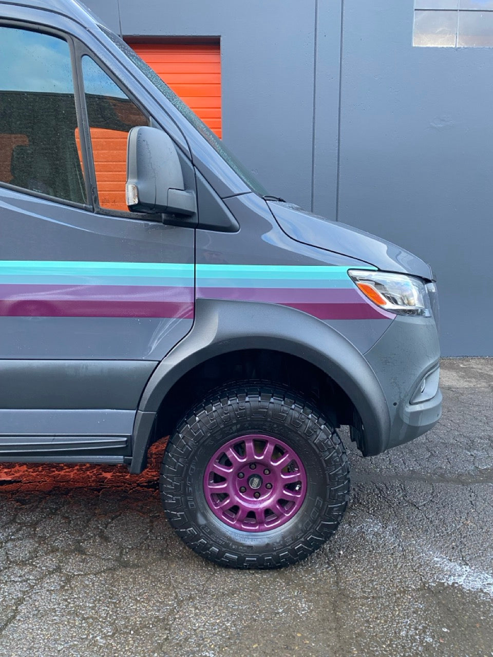 Desert Defender Classic Fender Flares – Rounded Rear Arch, Single Cut Install for 2019–2025 Sprinter