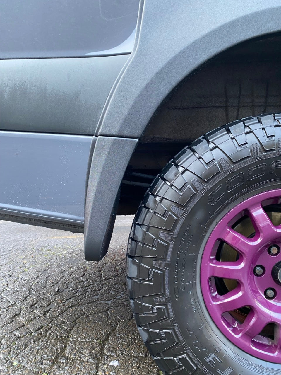 Desert Defender Fender Flares – Pointed Rear Design, Max Tire Clearance for Sprinter 2019–2024