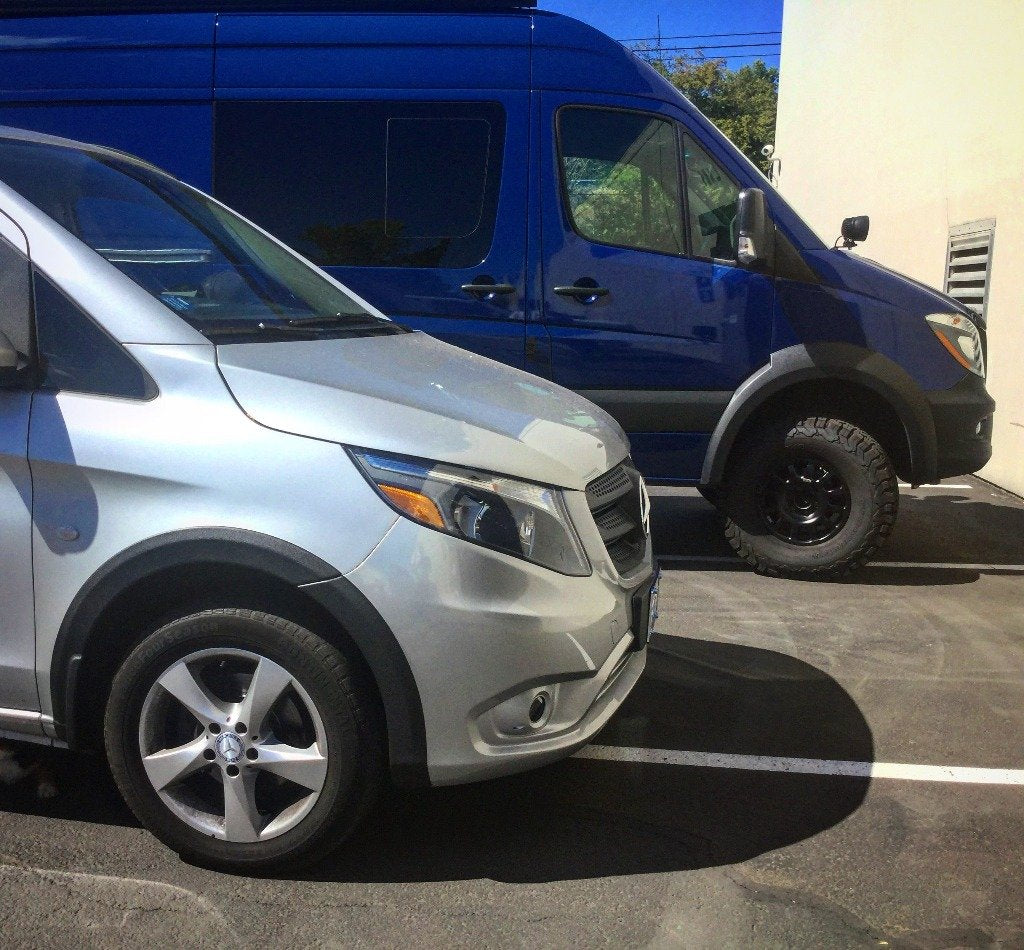 Metris / Vito 8-Piece Fender Flare Kit – Full Corner Coverage Van Upgrade