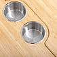 Kei Project Natural Bamboo Folding Table for Camper Vans Mercedes Sprinter
