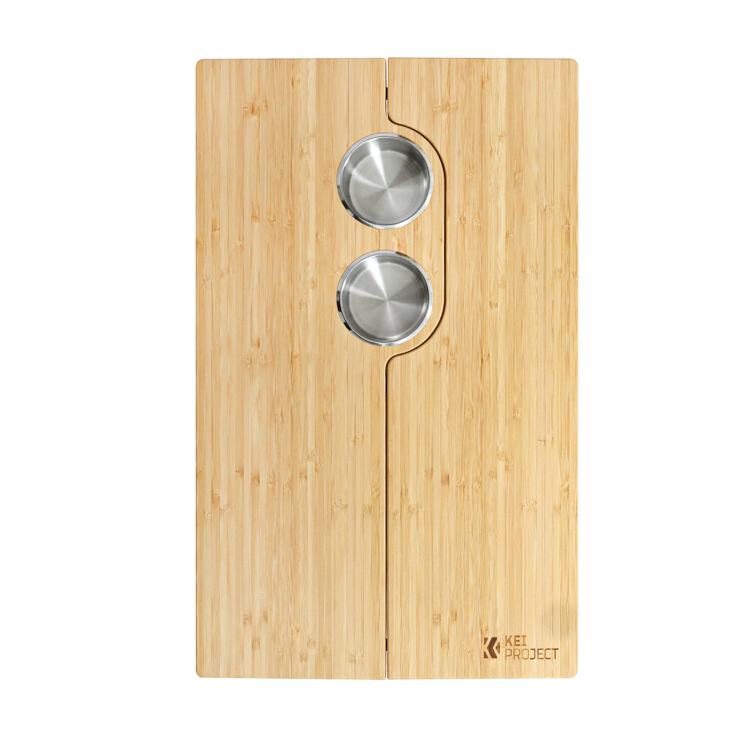 Bamboo Folding Table with Cup Holders