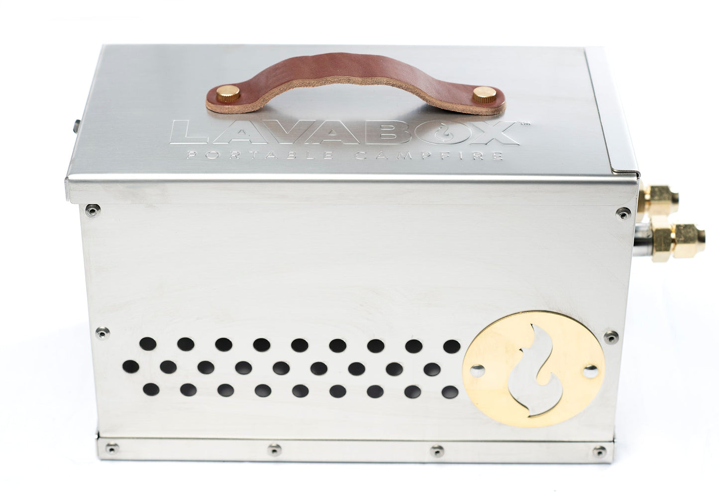 Reserve the Hekla now! The Hekla: 304 Stainless Steel LavaBox with Dual-Burner