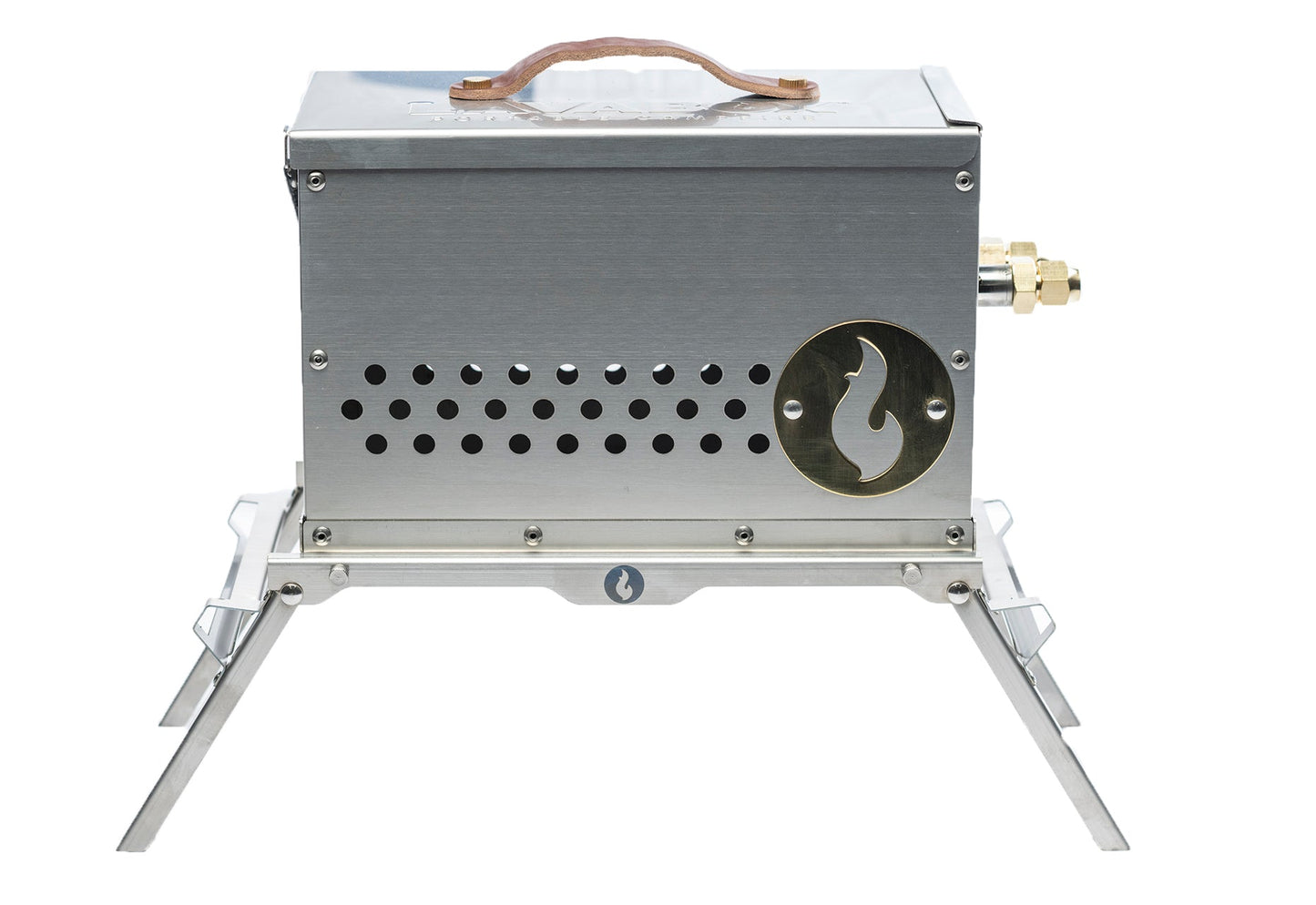 Reserve the Hekla now! The Hekla: 304 Stainless Steel LavaBox with Dual-Burner
