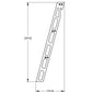 Tetravan Lightweight Aluminum Ladder for Folding Shower