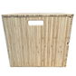 Laveo Dry Flush Portable Waterless Toilet Bamboo Lift top Cabinet Flat Pack Kit