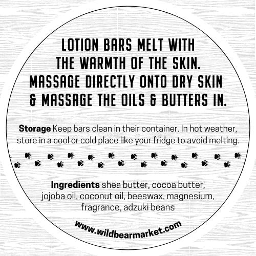 Sugar Bear Solid Lotion Bar