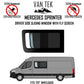 Mercedes Sprinter SLIDING Window WITH FLY SCREEN And DROP PIN LOCK – Driver Side