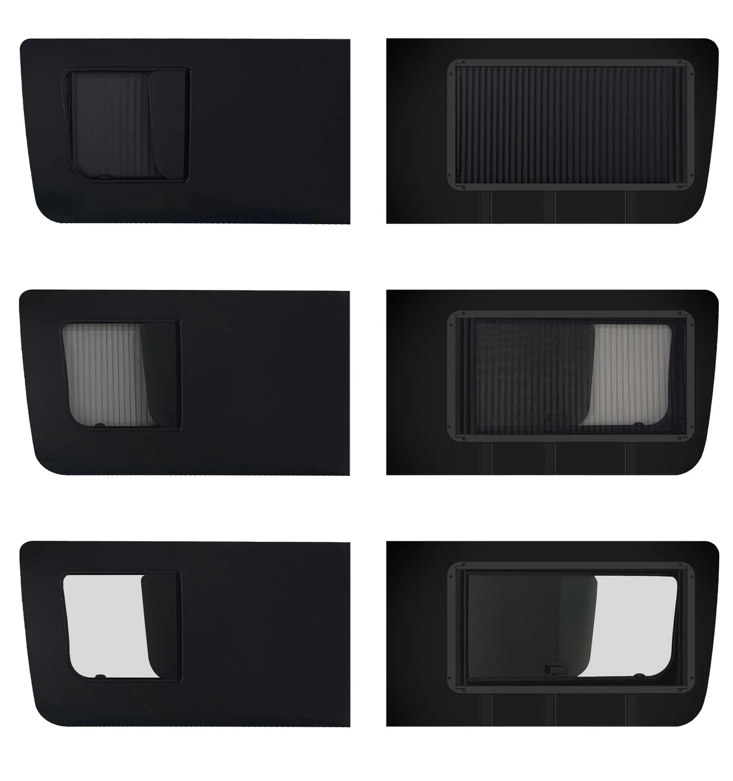 Mercedes Sprinter SLIDING Window WITH FLY SCREEN And BLIND – Driver Side