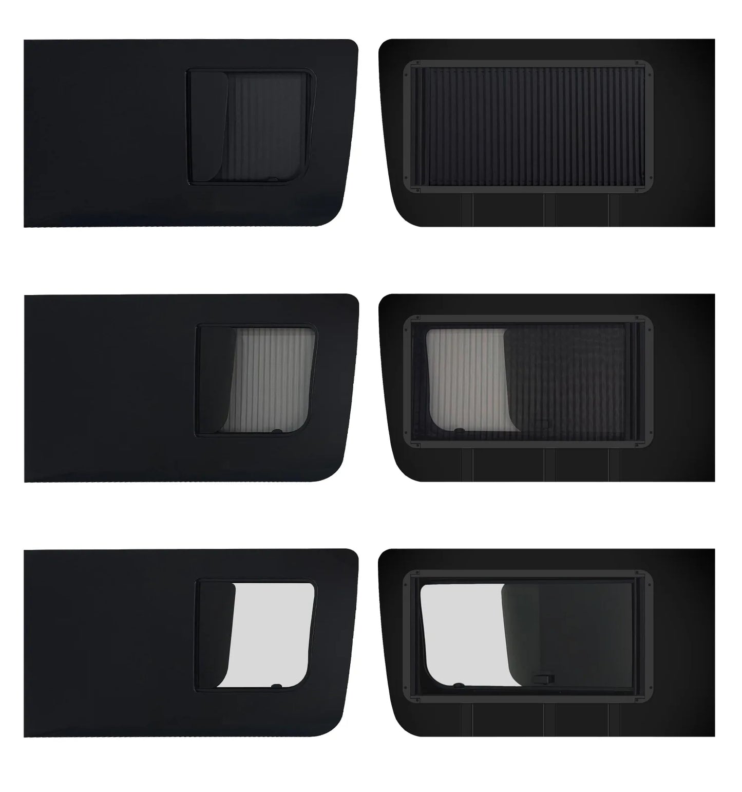 Mercedes Sprinter SLIDING Window WITH FLY SCREEN And BLIND – Passenger Side