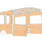 Transit Medium Roof 148 Wood Wall Kit