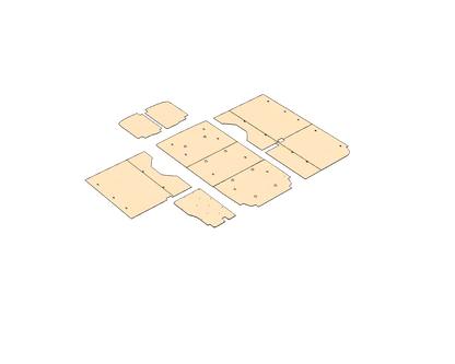 Transit Medium Roof 148 Wood Wall Kit