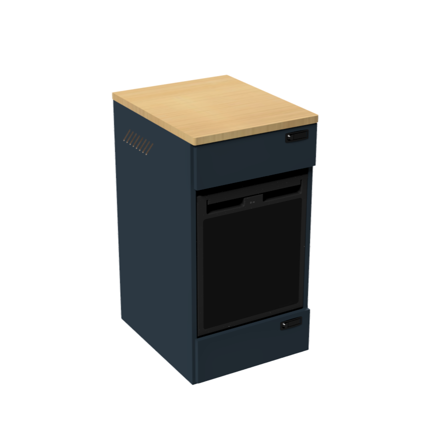 Van Kitchen Refrigerator Cabinet