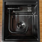 Stainless Steel Sink With Black Nano Coating and Folding Faucet