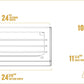 Stash Cab - 24" Open Slim for Sprinter, Transit and Promaster Vans