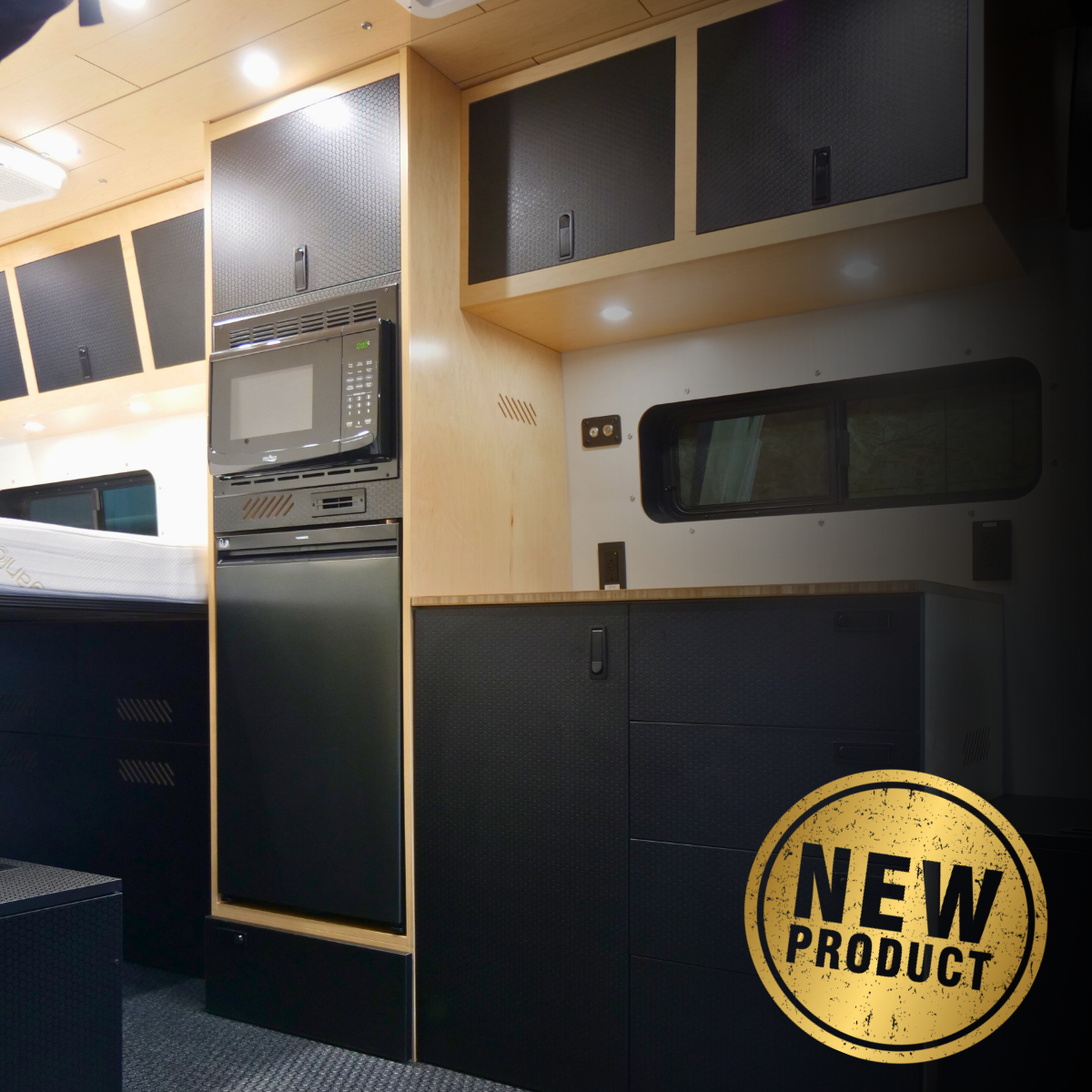 Tall Kitchen Cabinet for Sprinter, Transit, and Promaster Vans