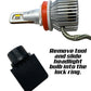 G4-RS 3 Color LED Headlight Bulbs White/Yellow/Amber