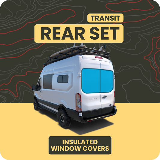 Rear Window Cover Set - Transit Van