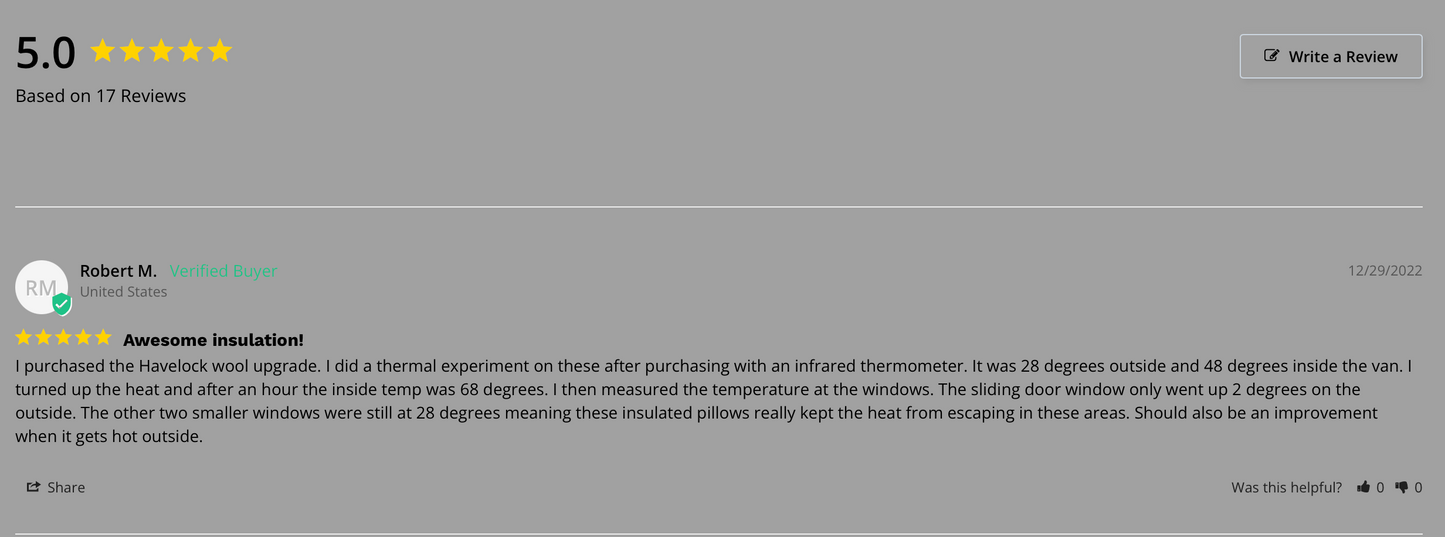 Revel Insulated Window Pillow - Rear Bedroom only