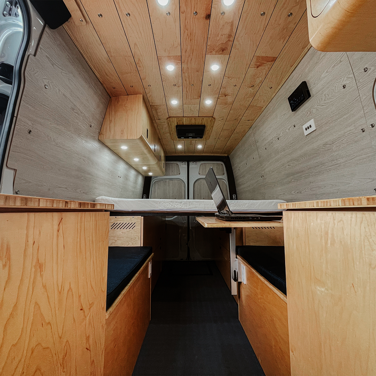 Overhead Van Cabinet | Rounded