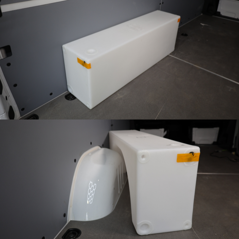 24-Gallon Wheel Well Water Tank - Center (SP-C-24)
