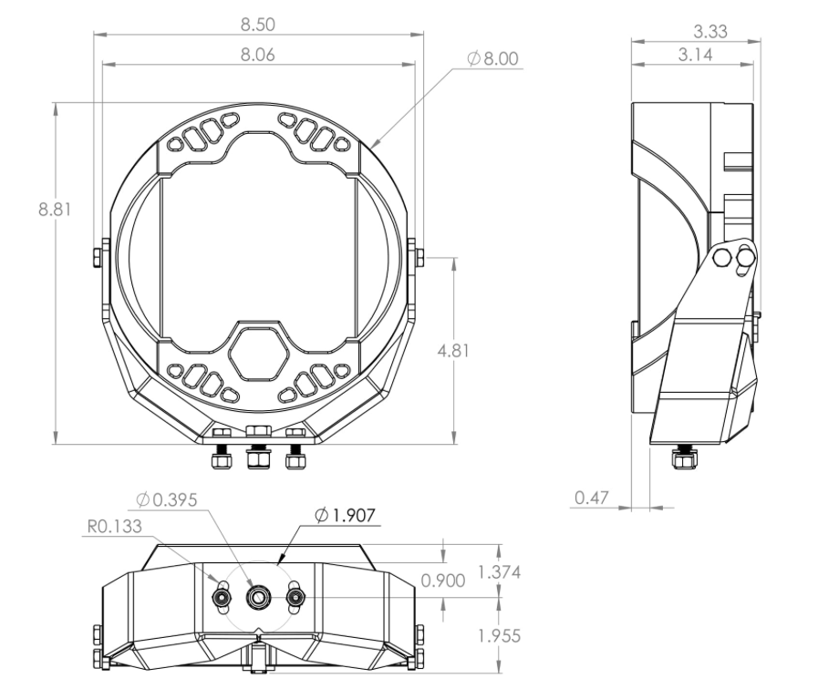 LP9 Pro LED Pair diagram