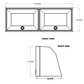 42" Upper Cabinet - Angled