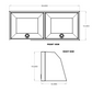 36" Upper Cabinet - Angled