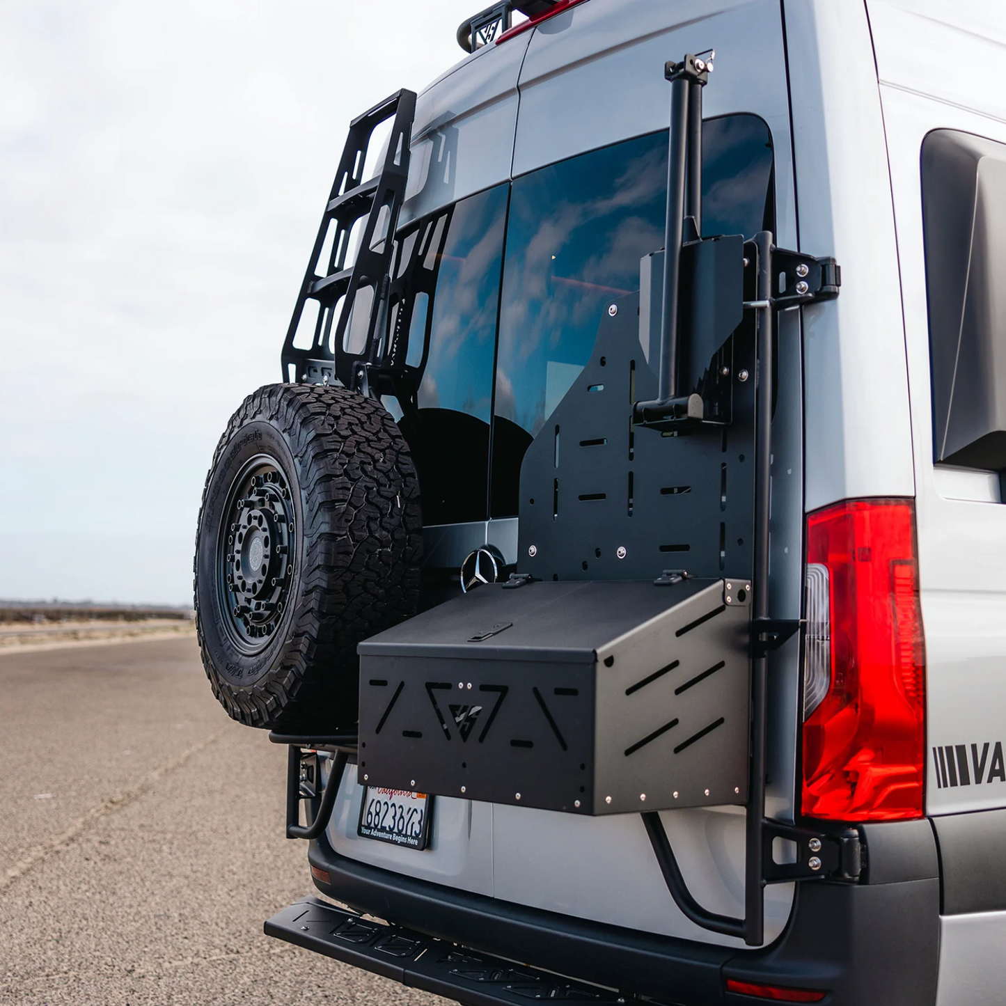 Sprinter Rear Tire Carrier with Ladder