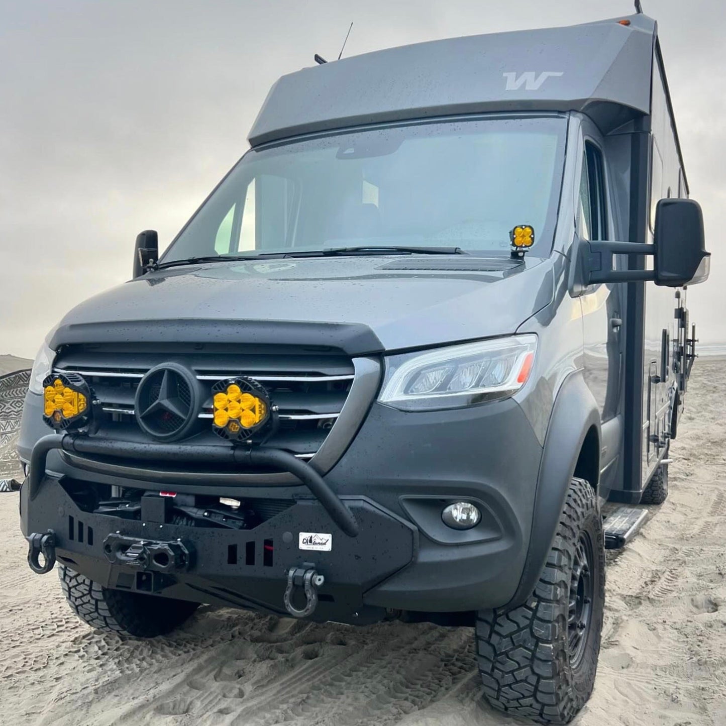 Desert Defender Fender Flares – Pointed Rear Design, Max Tire Clearance for Sprinter 2019–2024