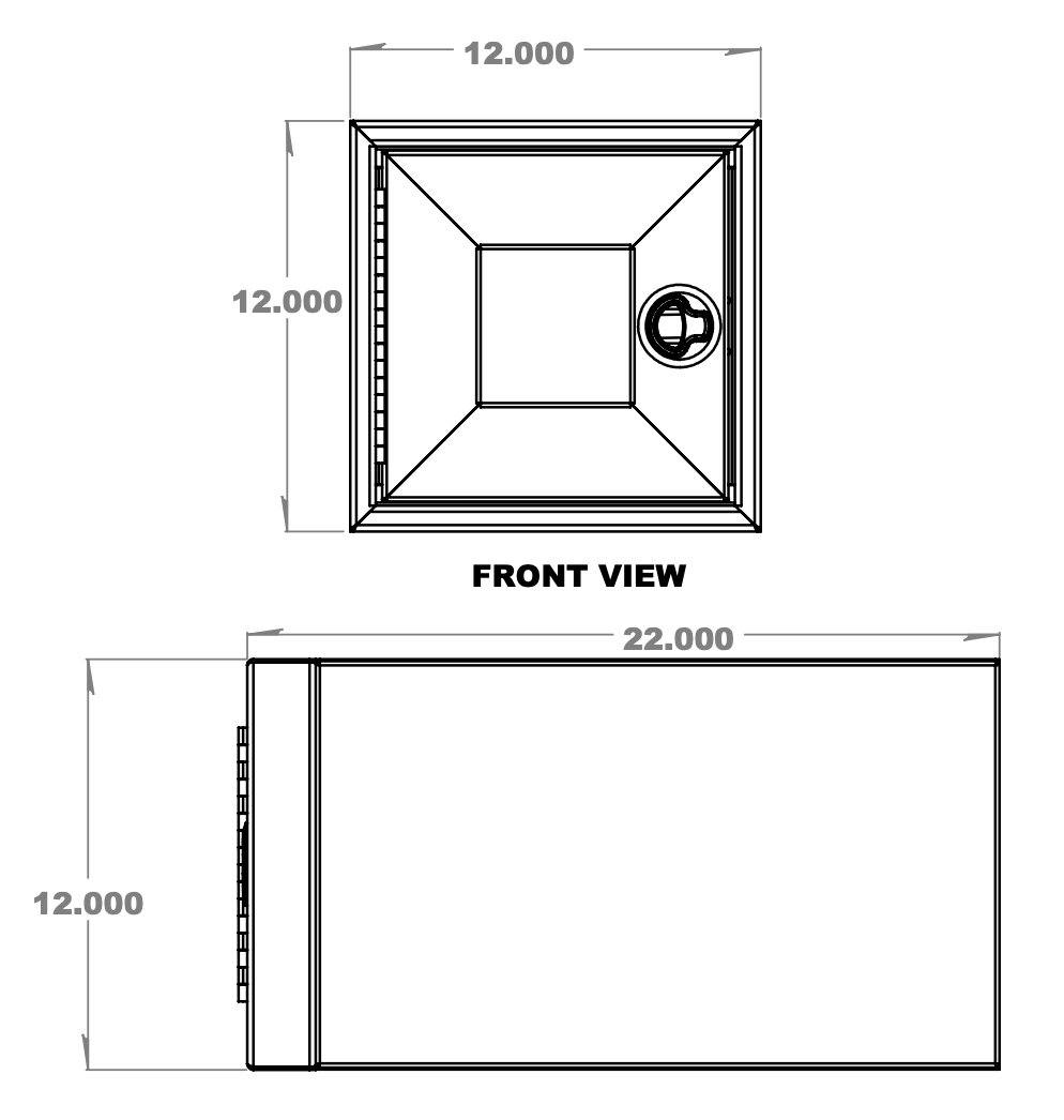 Stackable Box - 12" x 22" x 12"