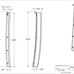 Mercedes Sprinter D-Pillar Trim Kit (Rear Door Threshold)