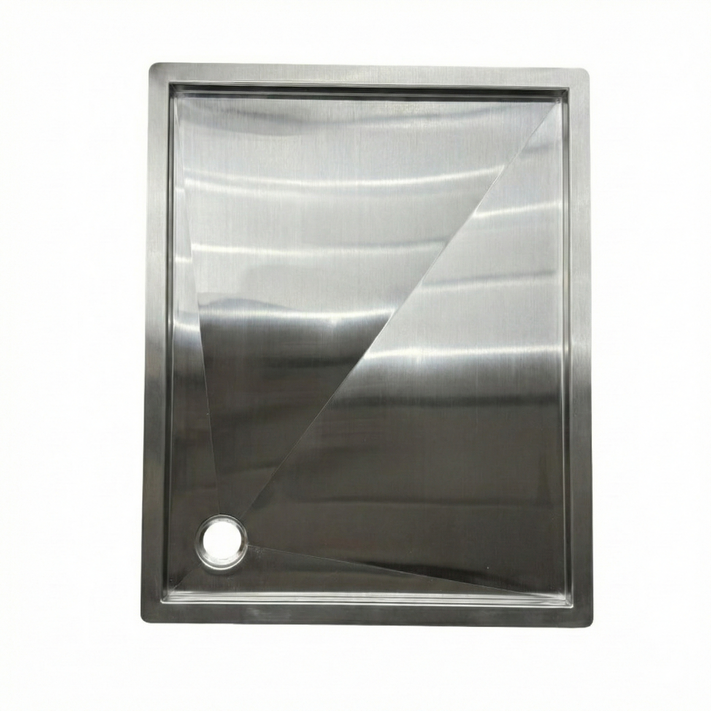 Tetravan In-Floor Shower Pan STAINLESS STEEL