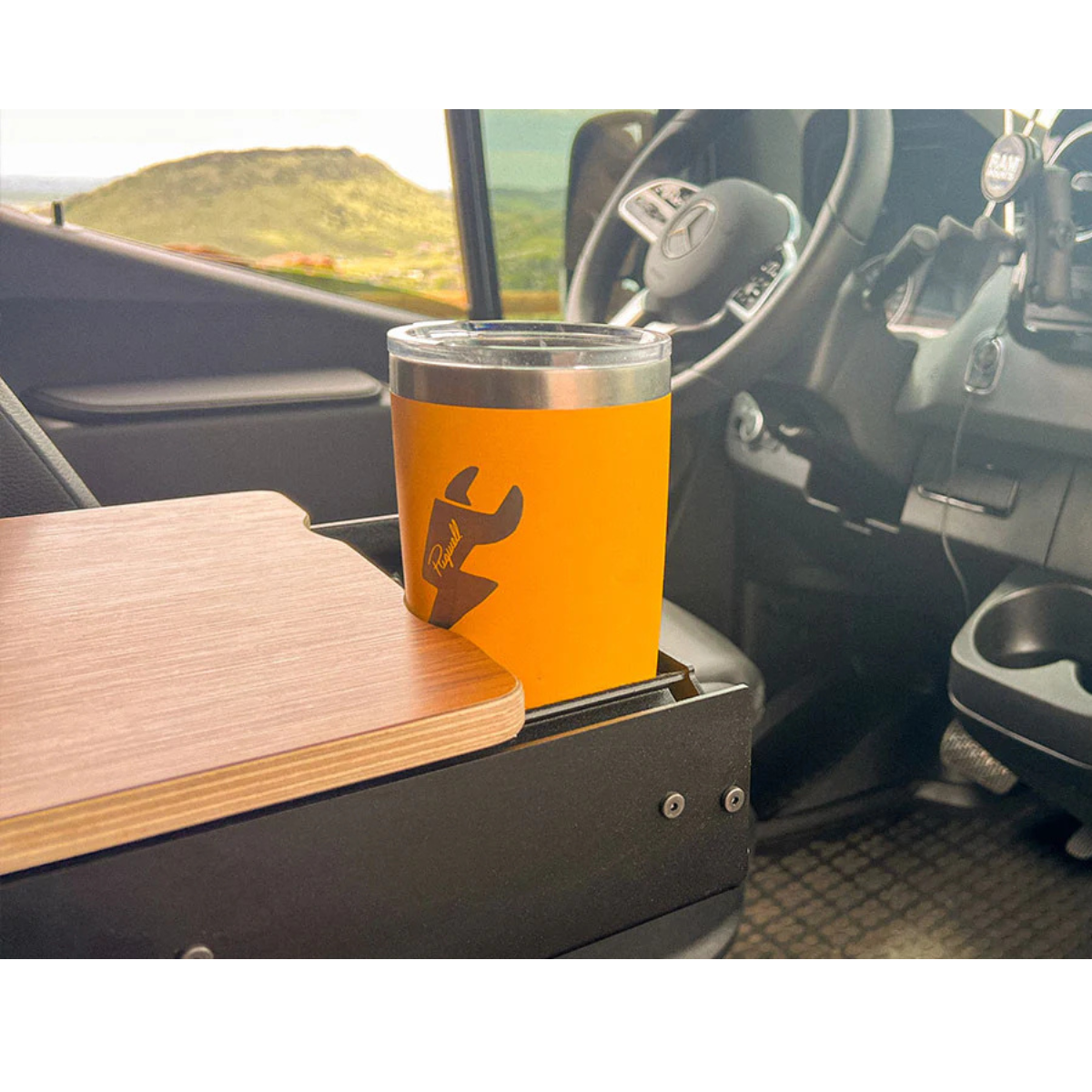 Slider Console Table - Universal Fit & Compatible with Most Vans