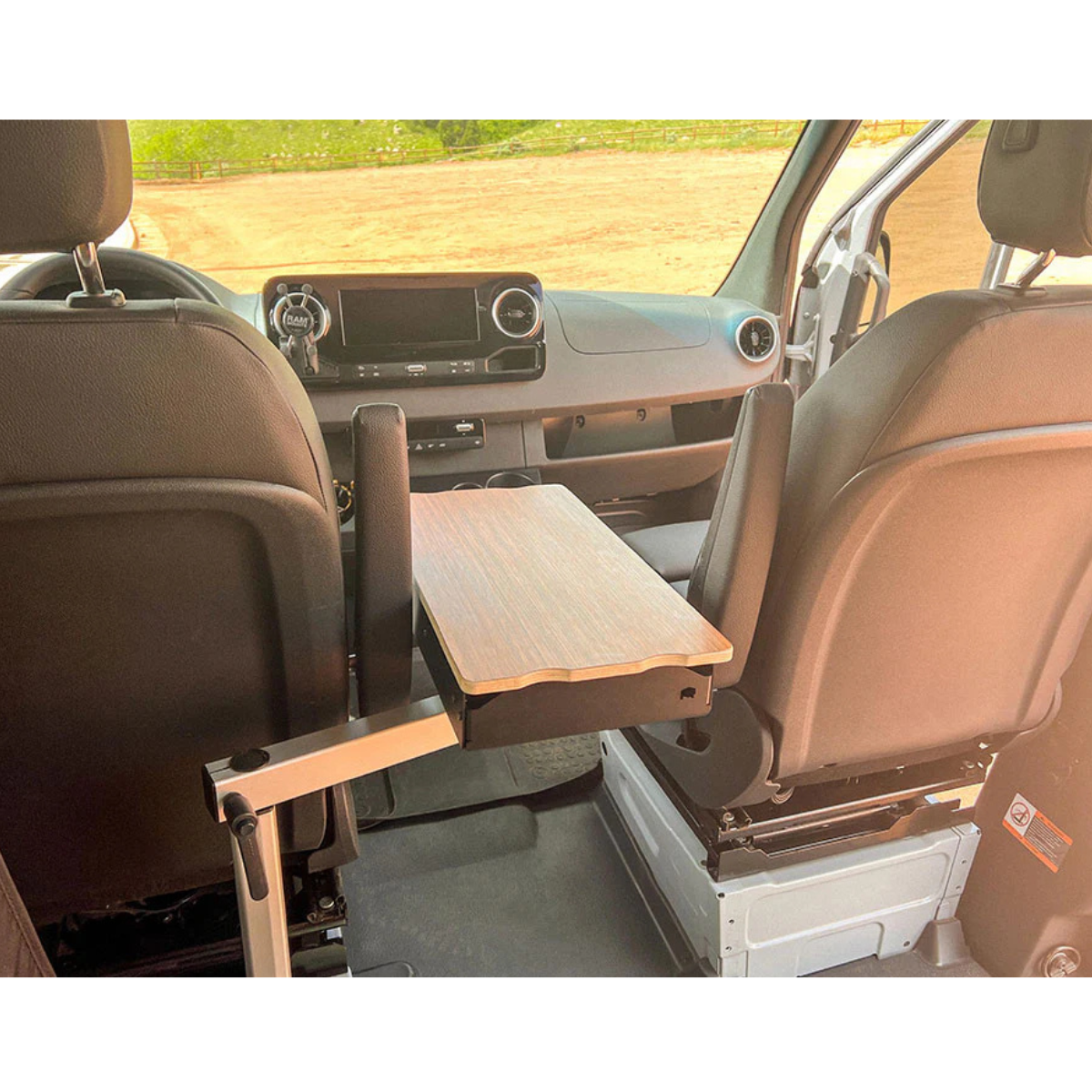 Slider Console Table - Universal Fit & Compatible with Most Vans