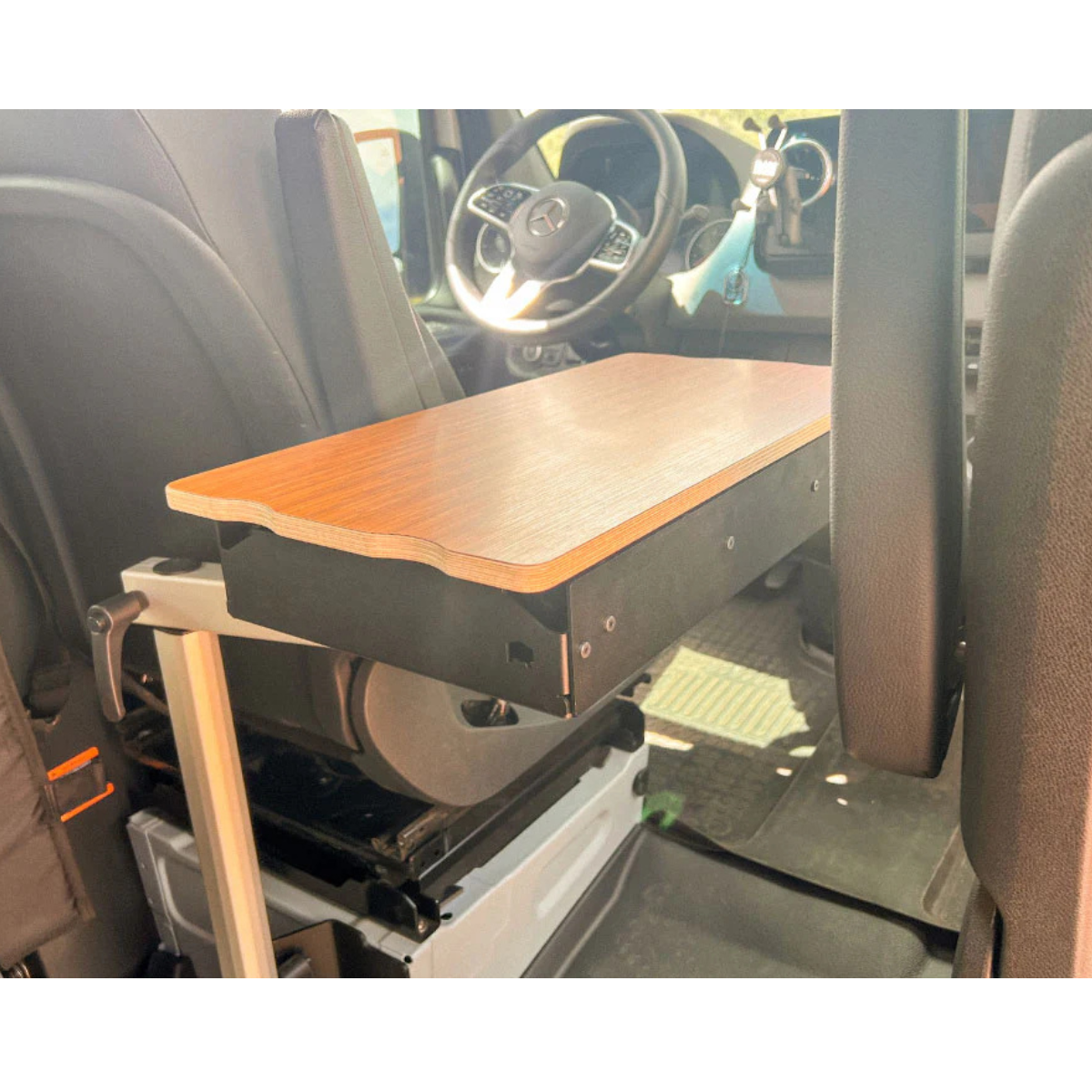 Slider Console Table - Universal Fit & Compatible with Most Vans