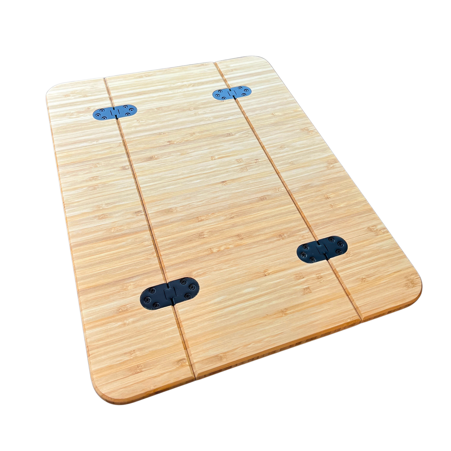 Slim Folding Bamboo Lagun Table 1/2" Thick For Camper Vans and RVs