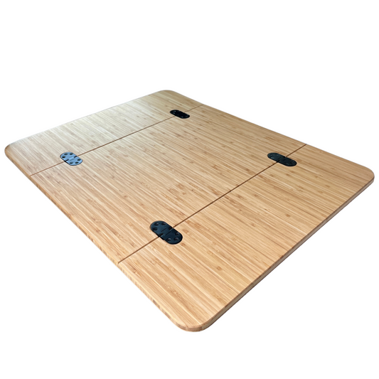 Folding Bamboo Lagun Table for Camper Vans and RVs