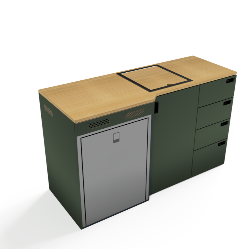 Tapered Van Kitchen
