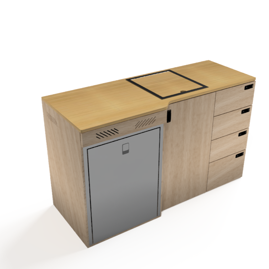 Tapered Van Kitchen