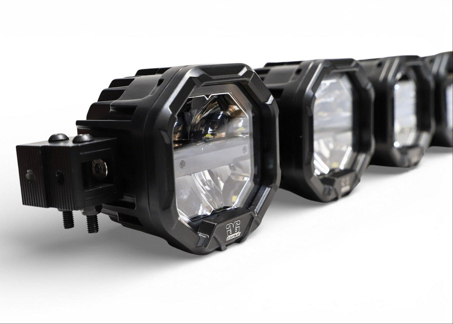 7 Light U-Con Interlocking Off Road LED Pod With Amber or White DRL Running Light