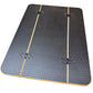 Folding Black Hex Lagun Table 1/2" Thick For Camper Vans and RVs