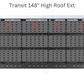 TRANSIT VAN 148" HIGH ROOF EXT STRATA ROOF RACK