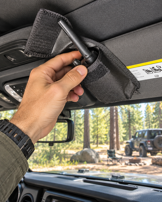 Sun Visor Radio Pouch