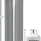 Flame King 100lb Empty Galvanized Propane Tank LP Cylinder with POL Valve