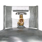 Flame King 100lb Empty Galvanized Propane Tank LP Cylinder with POL Valve