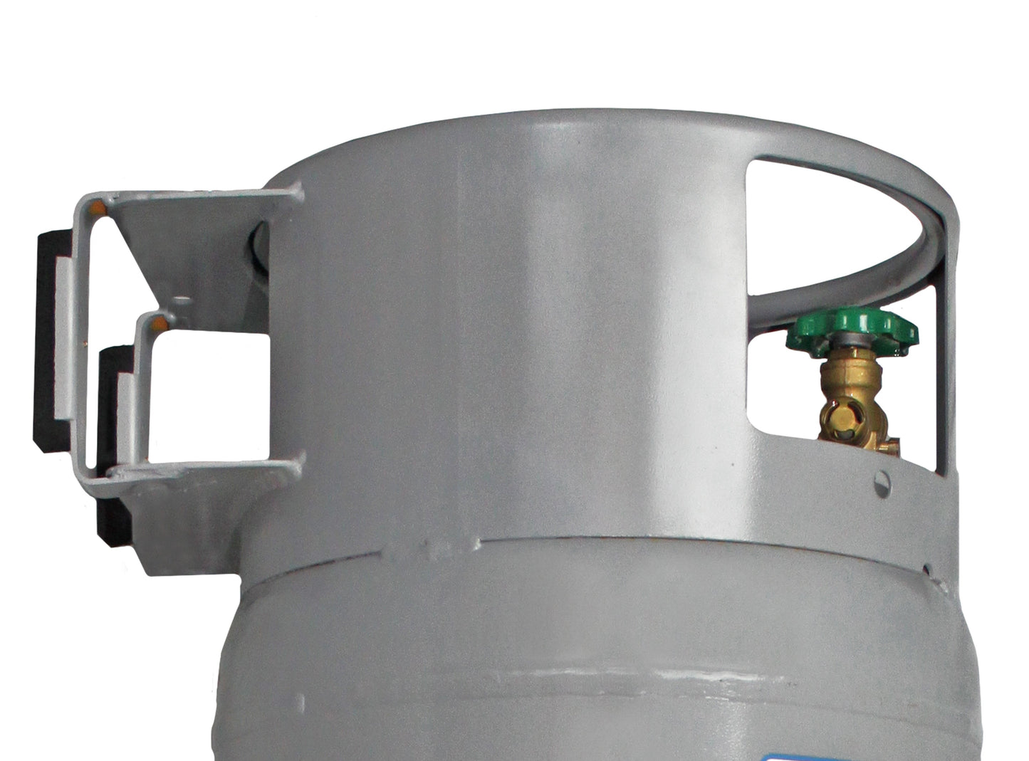 Flame King 100lb Empty Horizontal & Vertical Propane Cylinder with POL & Wheels